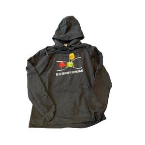 Port & Company Electricity Explained Hoodie, Men's M